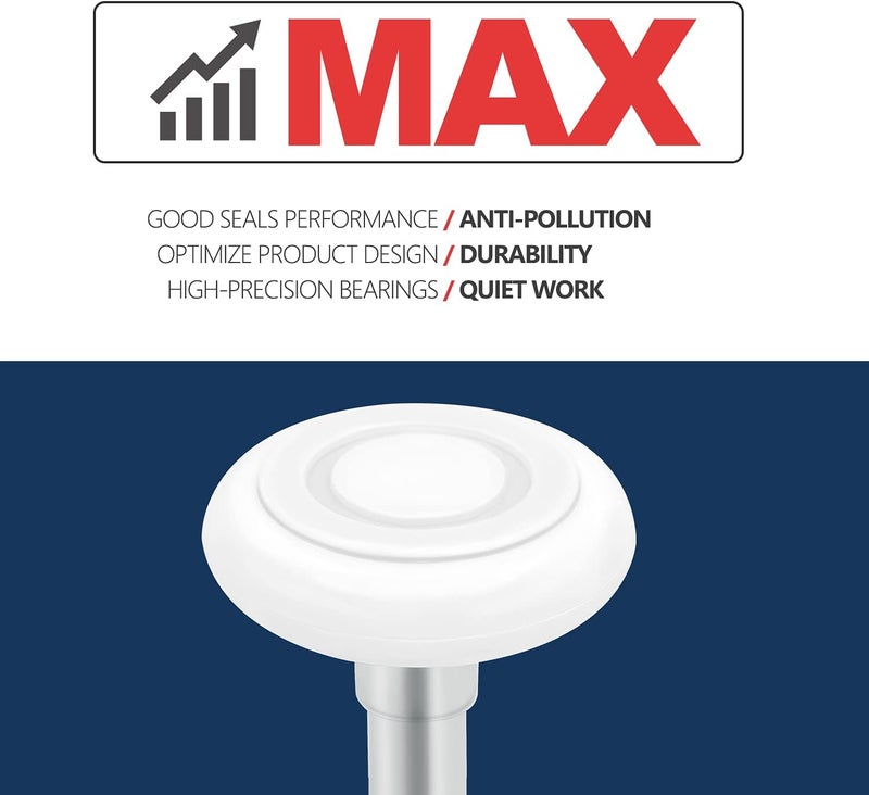 Xike 10 Pcs 2" Nylon Garage Door Roller 4" Stem, MAX Quiet, Durable and Waterproof Types, Using 6200-2RS Precision Bearings. - Image 2